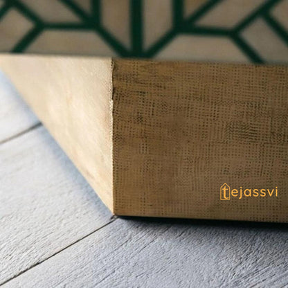 BONE Inlay Round Coffee Table/Centre Table,/Bone Inlay Floral Round Coffee Table Handmade Bone Inlay Modern Pattern Furniture Cocktail Table