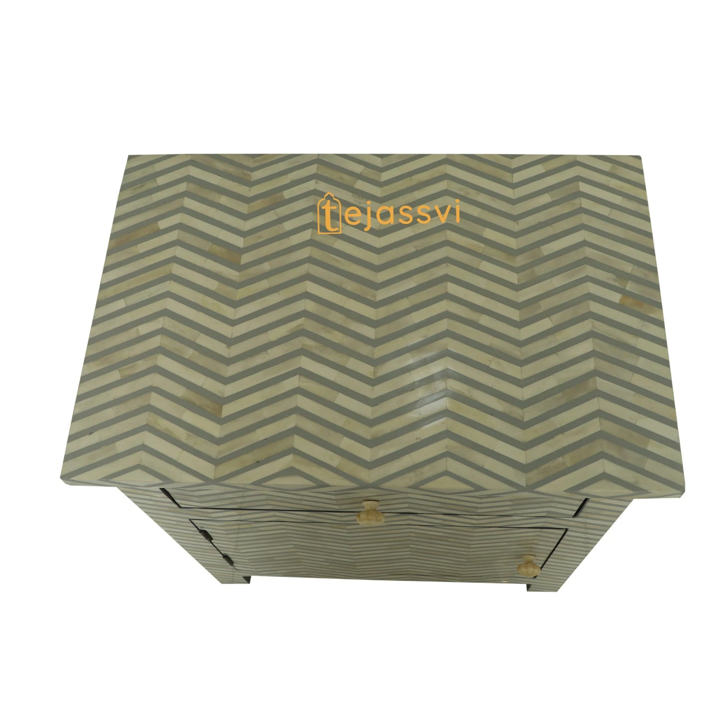 Handmade Bone Inlay Inlay Wooden Floral Sideboard, Bone Inlay Bedside table,Geometric Bedside 1 drawer 1 door sage,Storage Cabinet , Console