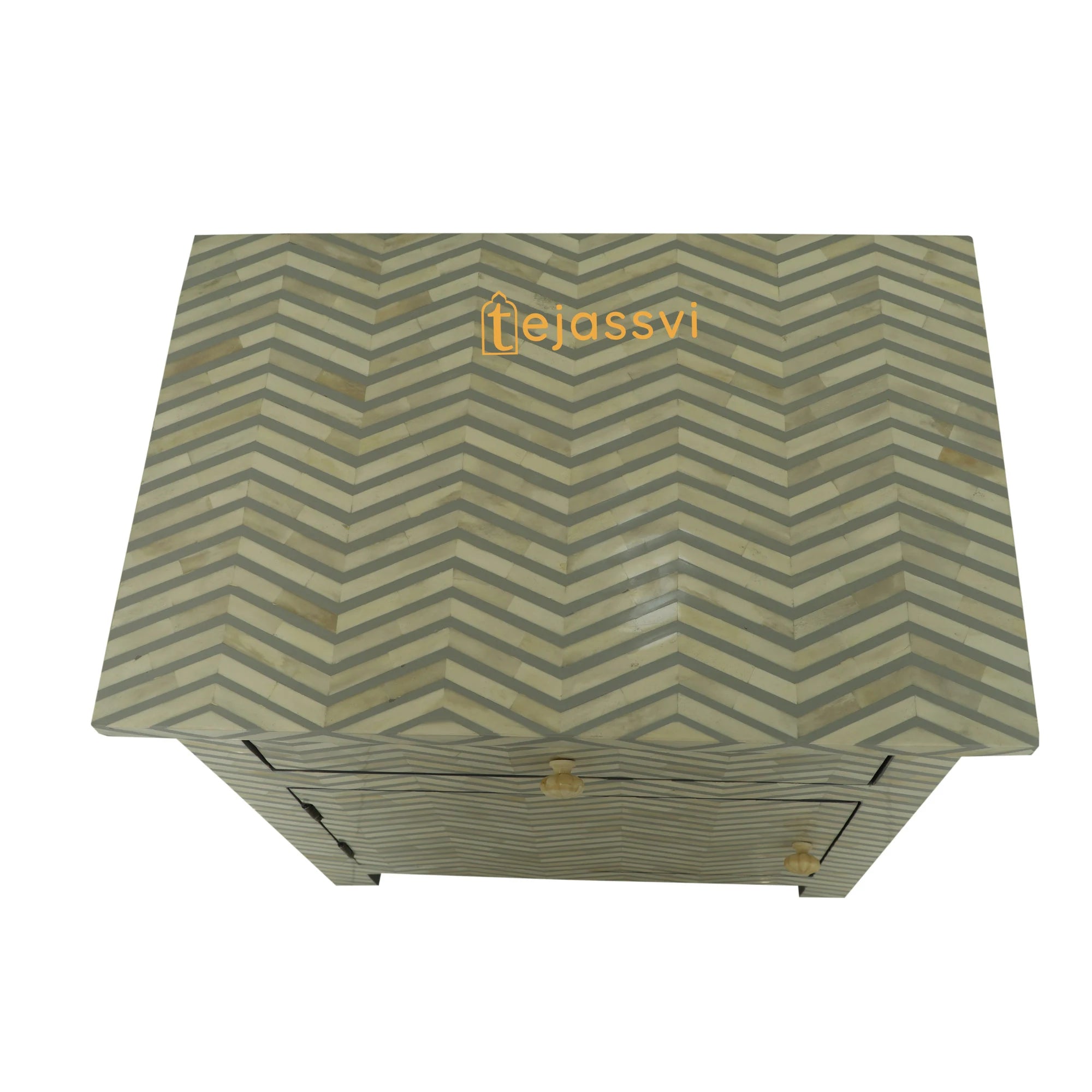 Handmade Bone Inlay Inlay Wooden Floral Sideboard, Bone Inlay Bedside table,Geometric Bedside 1 drawer 1 door sage,Storage Cabinet , Console