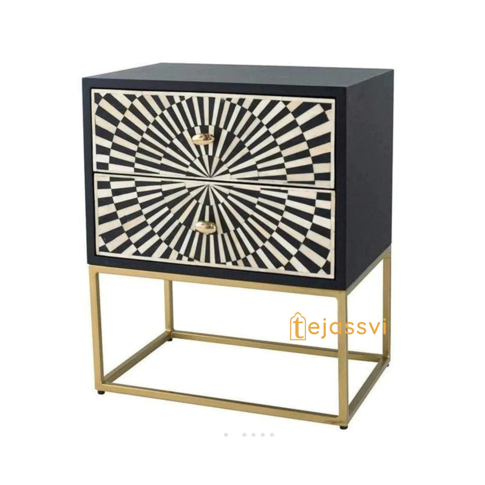 Handmade Bone Inlay Sideboard / Indian Luxury Buffet Table / Bone Media Console / Bone Inlay Luxury Furniture.