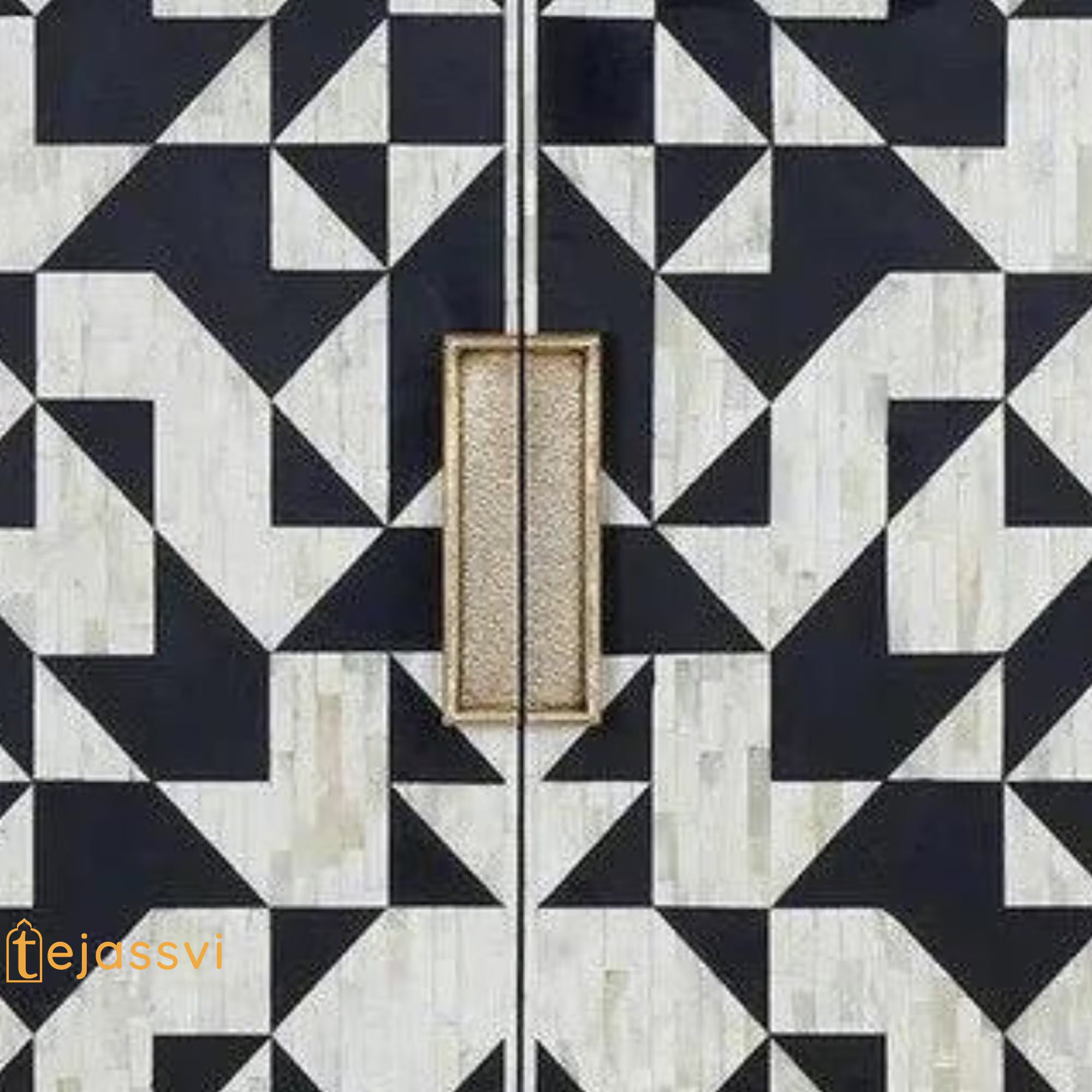 Handmade Bone Inlay luxury Bar cabinet | Storage Unit and Table | Bone Inlay Beer Storage Furniture.