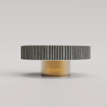 BONE Inlay Round Coffee Table / Centre Table, Bone Inlay Unique black Round Coffee Table Handmade Bone Inlay Modern Pattern Furniture