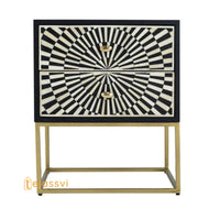 Handmade Bone Inlay Sideboard / Indian Luxury Buffet Table / Bone Media Console / Bone Inlay Luxury Furniture.