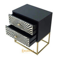 Handmade Bone Inlay Sideboard / Indian Luxury Buffet Table / Bone Media Console / Bone Inlay Luxury Furniture.