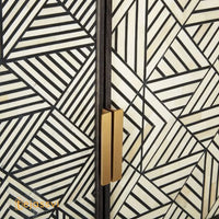 Handmade Bone Inlay Bar Cabinet / Bone Inlay Storage Console Table / Bone Inlay Bar Cabinet / Bone Inlay Luxury Furniture.