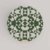 Bone Inlay Round Coffee Table / Round Centre Table / Bone Inlay Round Coffee Table / Handmade Bone Inlay Modern Pattern Furniture Cocktail Table.