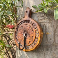 Polished Oak Wall Hook Magnetic Key Holder / Minimalist Décor / Wall Décor / Wall Hanging / Wooden Key Hook / Wooden Key Holder.