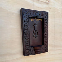 Handmade Rajasthani Jharokha Wood Wall Art Ethnic Carved Indian Décor / Wooden Frame / Wooden Hand Carving Jharokha Frame for Home Décor.