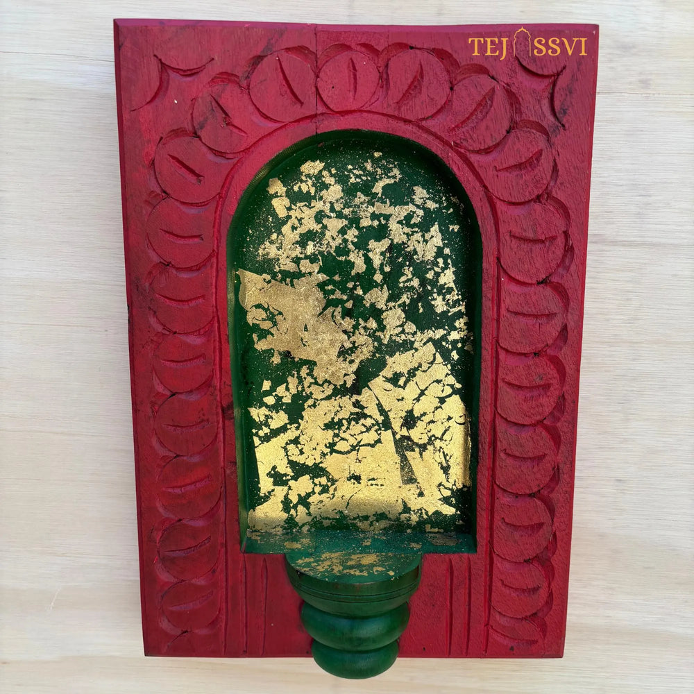 Handmade Rajasthani Jharokha Wood Wall Art Ethnic Carved Indian Décor / Wooden Frame / Wooden Hand Carving Jharokha Frame for Home Décor.