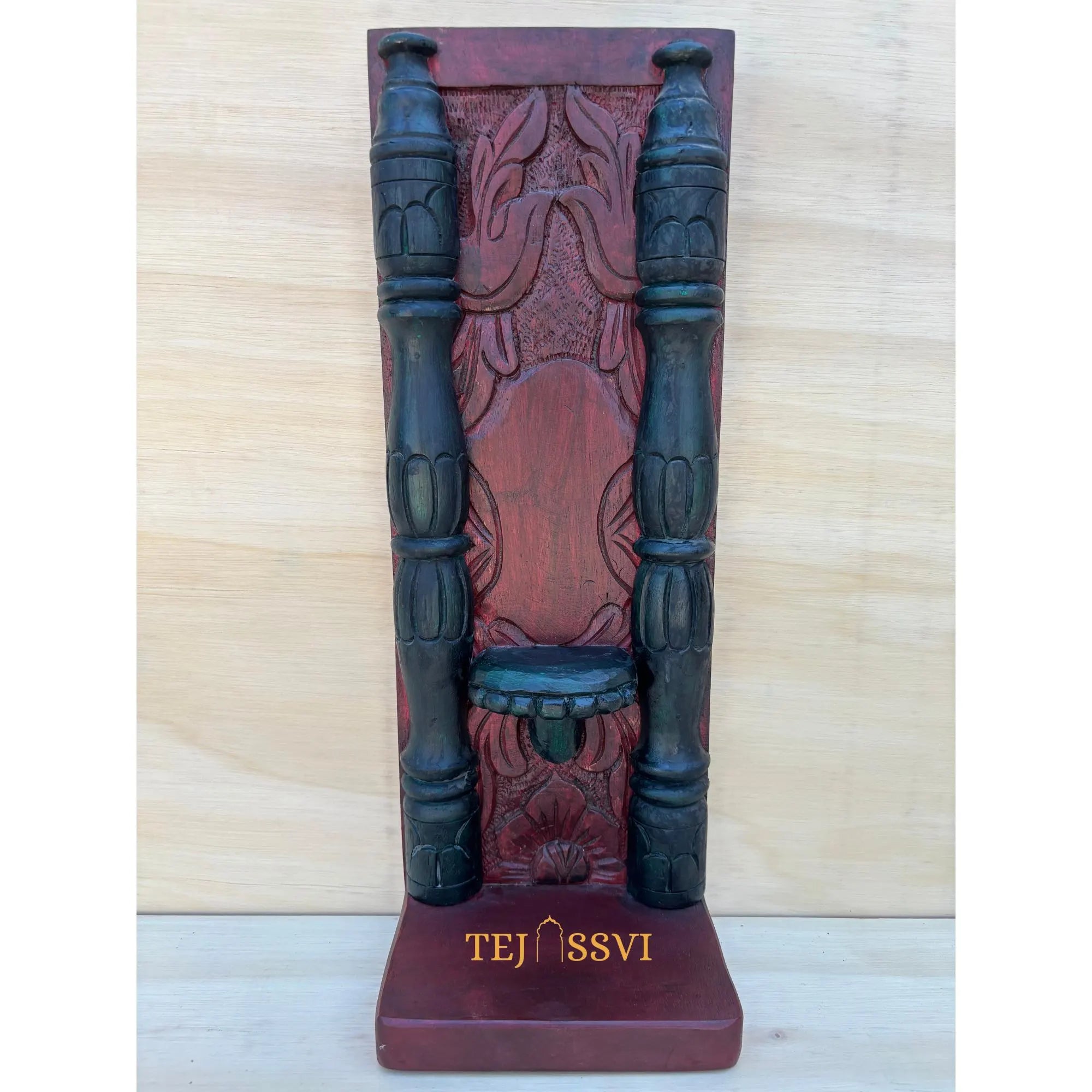 Handmade Rajasthani Jharokha Wall Art: Carved Wood Picture Frame / wooden frame / wooden jharokha frame for wall décor.