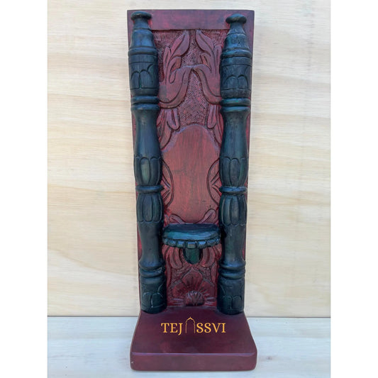 Handmade Rajasthani Jharokha Wall Art: Carved Wood Picture Frame / wooden frame / wooden jharokha frame for wall décor.