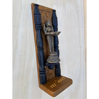 Handmade Rajasthani Jharokha Wall Art: Carved Wood Picture Frame / wooden frame / wooden jharokha frame for wall décor.