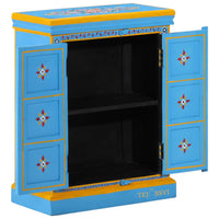 Indian Floral Designed Side Storage / Big Cabinet / Hand Painted Furniture / Wooden Big Cabinet / Living Room Furniture.