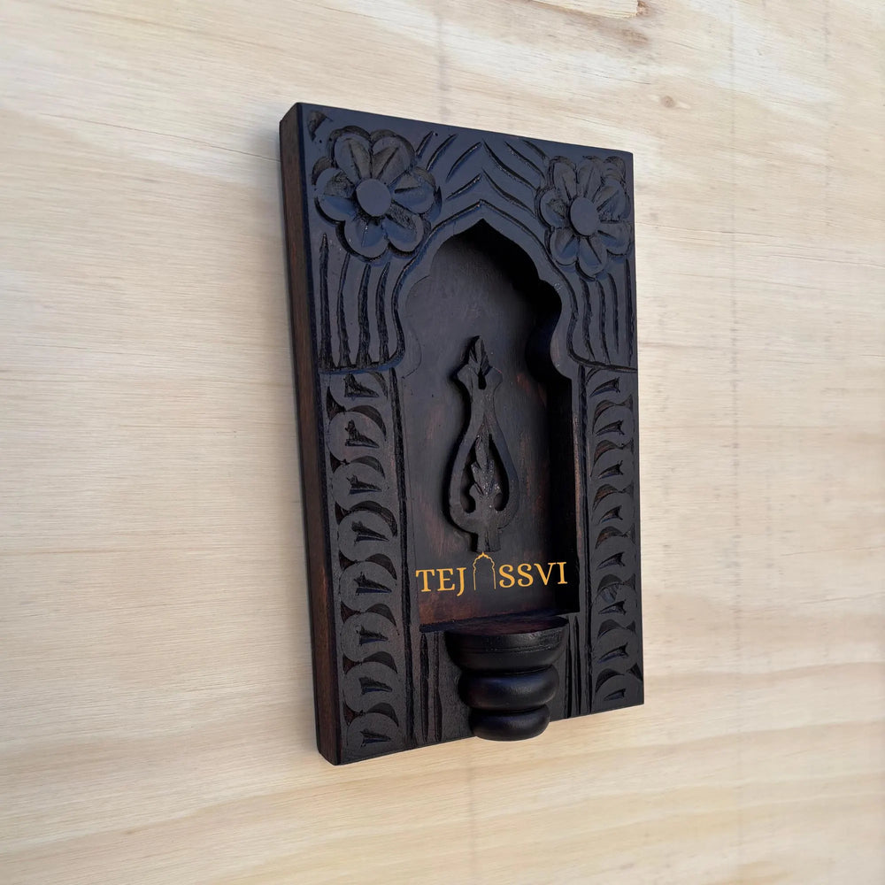 Handmade Rajasthani Jharokha Wood Wall Art Ethnic Carved Indian Décor / Wooden Frame / Wooden Hand Carving Jharokha Frame for Home Décor.