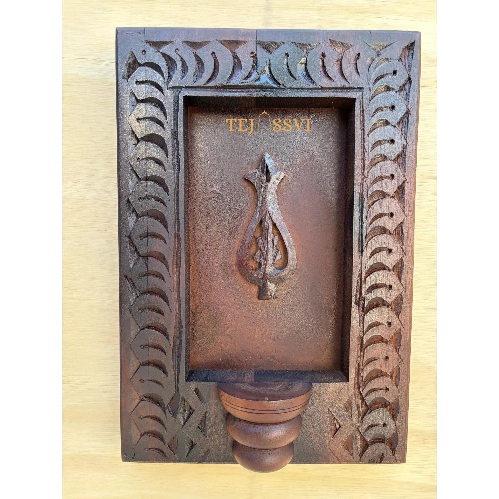Handmade Rajasthani Jharokha Wood Wall Art Ethnic Carved Indian Décor / Wooden Frame / Wooden Hand Carving Jharokha Frame for Home Décor.