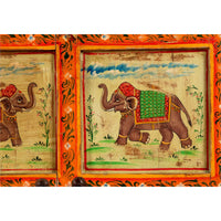 Asura - Hand Painted Sideboard reclaimed Wood Vintage Style/ Side Storage / Cabinet | Bedside, Side Table, Hand Painted, / Vintage Cabinet.