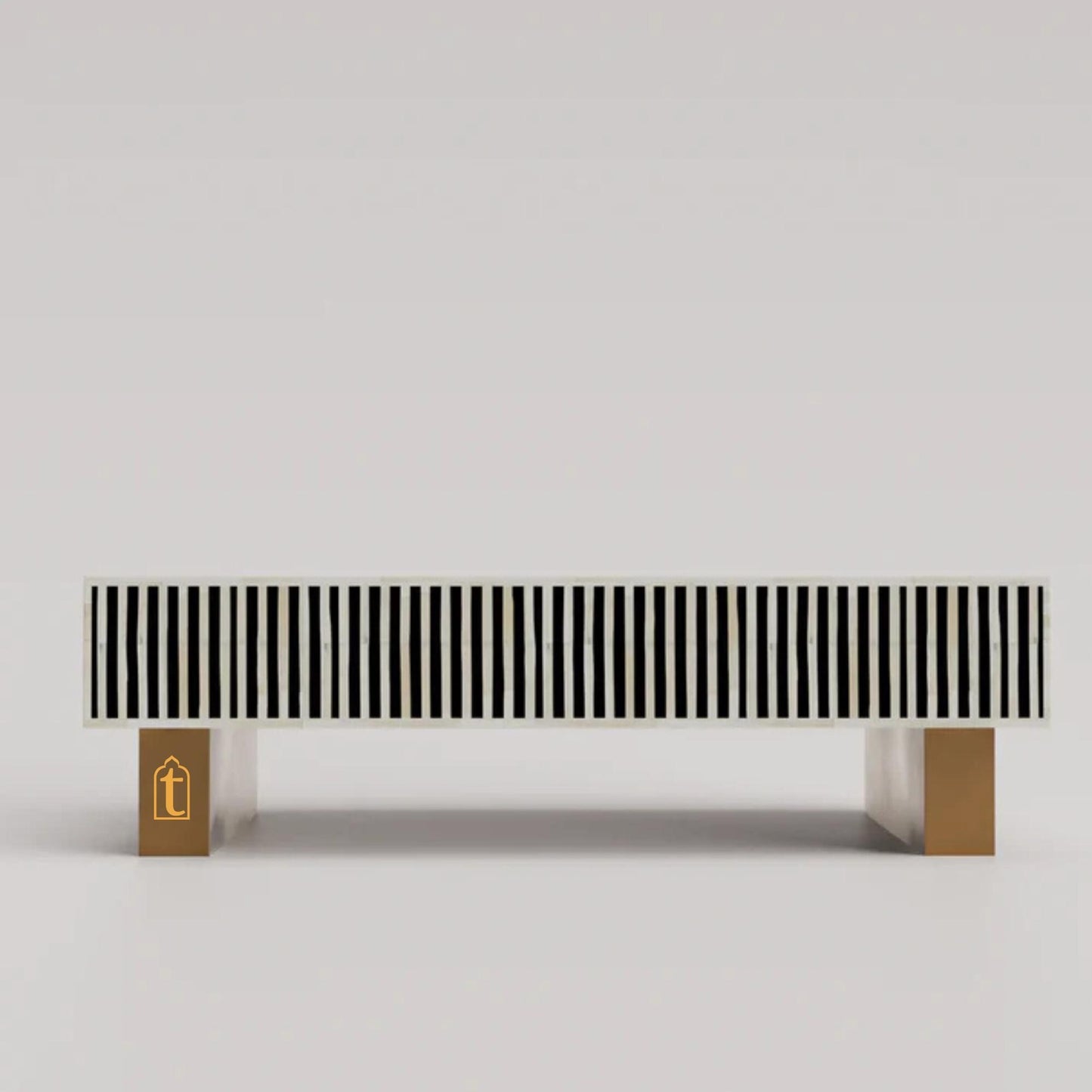 BONE Inlay  Coffee Table / Centre Table, Bone Inlay Honeycomb  Coffee Table Handmade Bone Inlay Modern Pattern Furniture Cocktail Table .