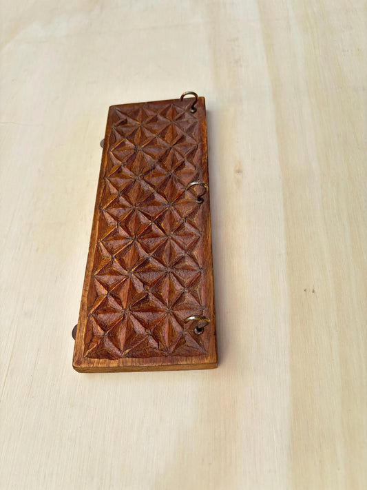 Rustic Wood Key Holder with Antique Gold Hooks - Reclaimed Pallet Wood Key Hook for Wall Hook .