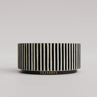 Bone Inlay Round Coffee Table / Bone Centre Table / Bone Inlay Floral Round Coffee Table / Handmade Bone Inlay Modern Pattern Furniture.