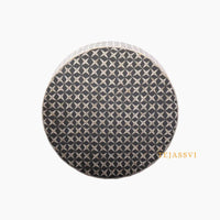 Bone Inlay Round Coffee Table / Centre Table / Bone Inlay Floral Design Round Coffee Table /Handmade Bone Inlay Modern Pattern Furniture.