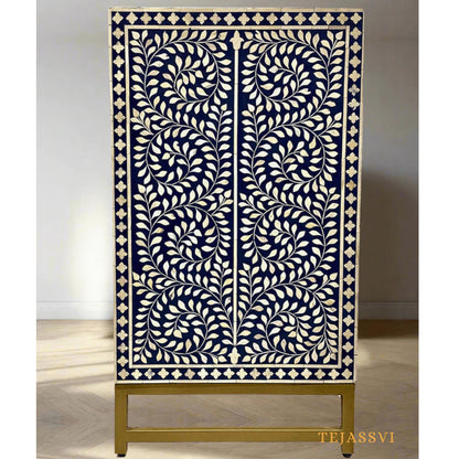 Bone Inlay Furniture - Bone inlay Sideboard With Brass Leg, Chest of Drawers, Bone Inlay Drawers Dresser, Bone Inlay Chest of Drawers,