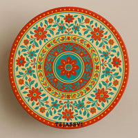 Round Coffee Table / Wooden Table Home Décor / Handmade Wooden Round Shape Cocktail Table / Indian Handcrafted Art.