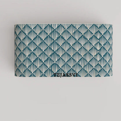 Wood Inlay Waterfall Coffee Table / Laptop Table, Wood Inlay Floral Waterfall Coffee Table Handmade Wood Inlay Modern Pattern Furniture