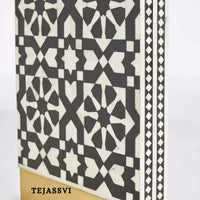 Handmade Bone Inlay Wooden Modern Waterfall/Moroccan design Bone Inlay Console Table living room